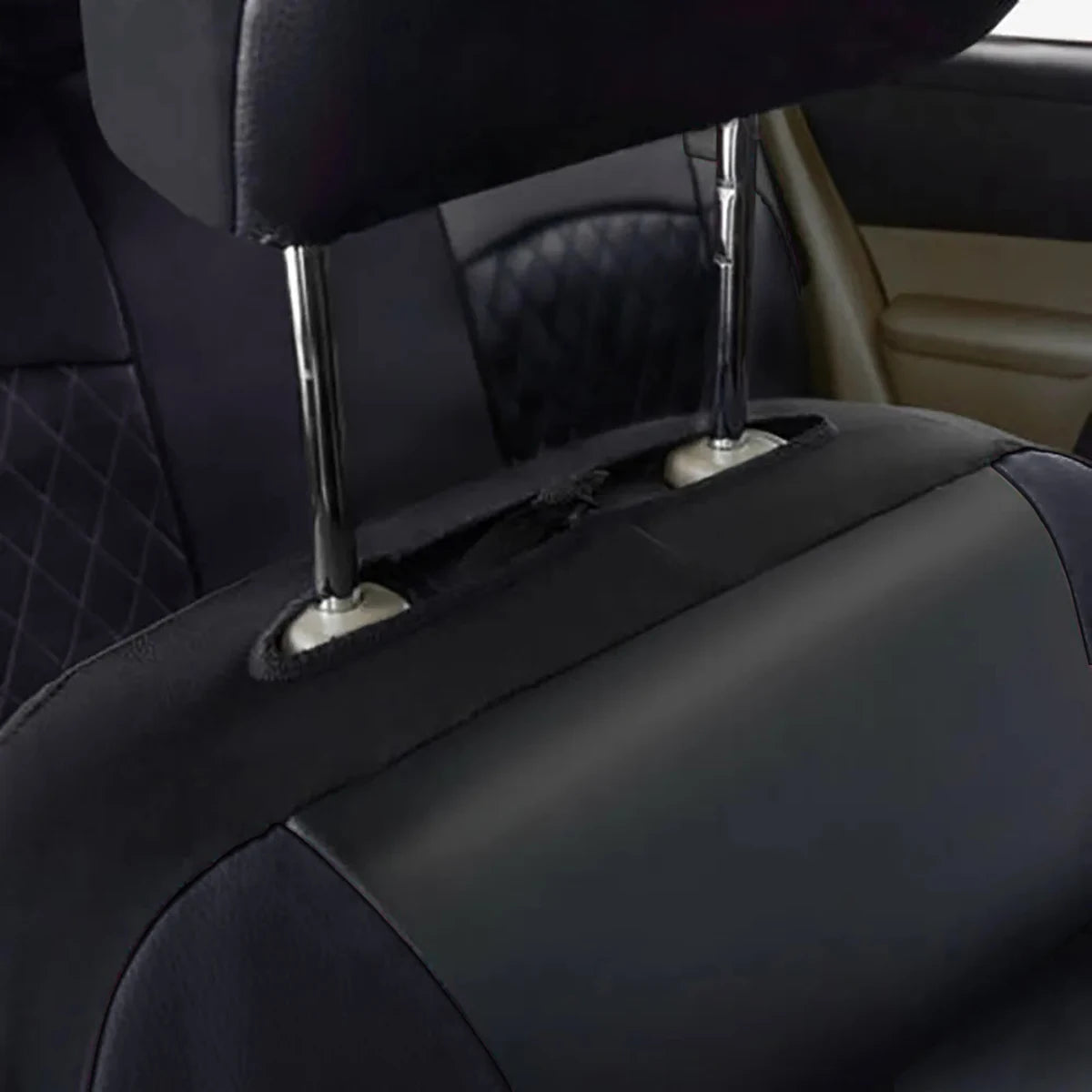 DuraSeat Premium Quilted Car Seat Covers – Waterproof & Universal Fit